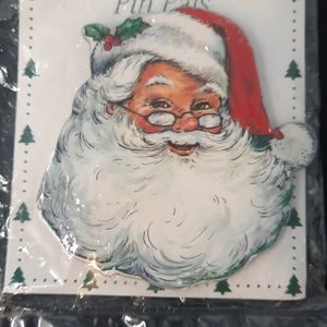 Vintage Wooden Pin Pals Santa Polpourri Press